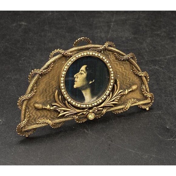 Edgar Berebi Limited Edition Half Moon Photo Frame Vines & Crystals - Picture 7 of 11